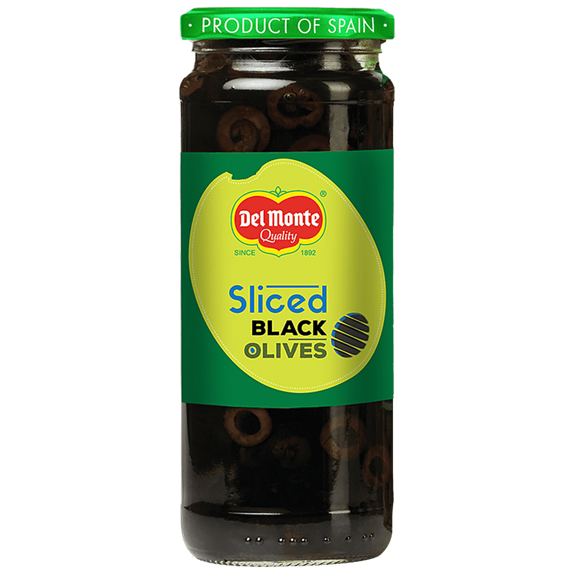 Del Monte Sliced Black Olives, 450 G Jar view 2