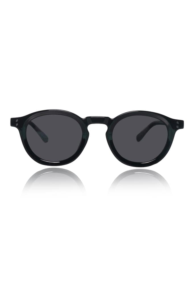 Jodykoes Legacy Series Sunglasses for Men & Women | Premium Injection Acetate | UV400 Protection | Thick and Bold Round Style | Lightweight & Durable Eyewear for Driving, Travel & Outdoor view 2