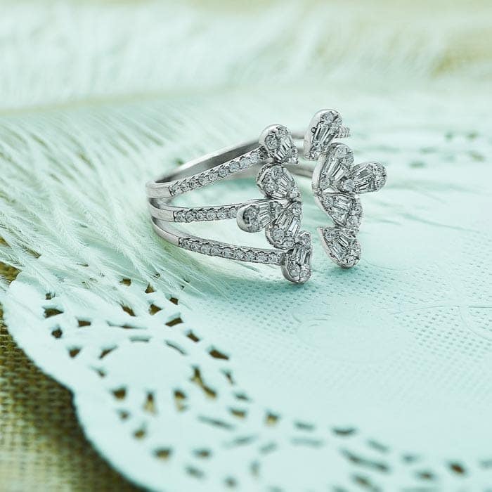 Silver Pixie Dust Ring view 3