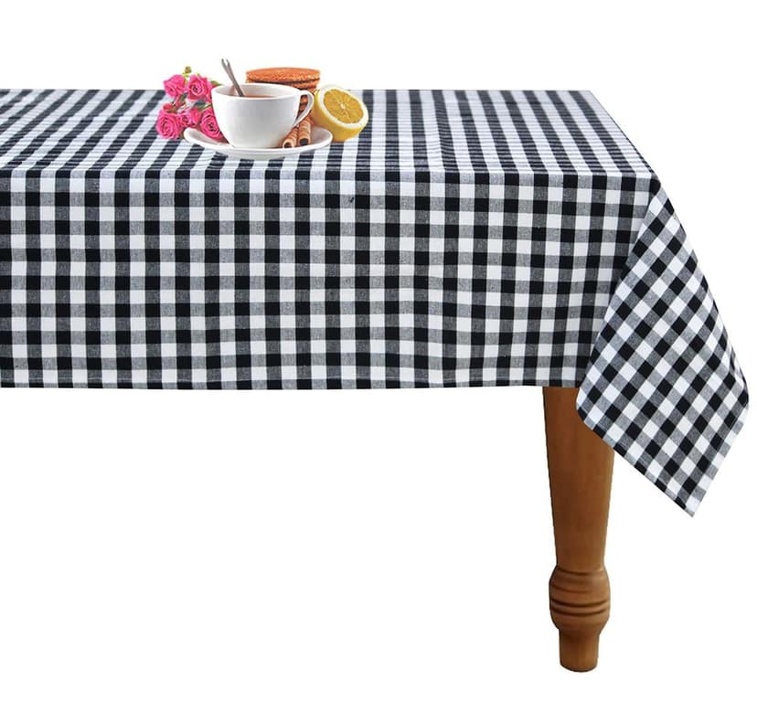 AIRWILL 100% Cotton 2 Seater Table Cover (Pack of 1)