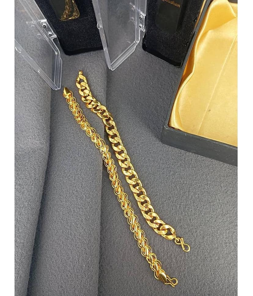 SHANKH-KRIVA Gold Bracelet ( Pack of 1 ) view 2