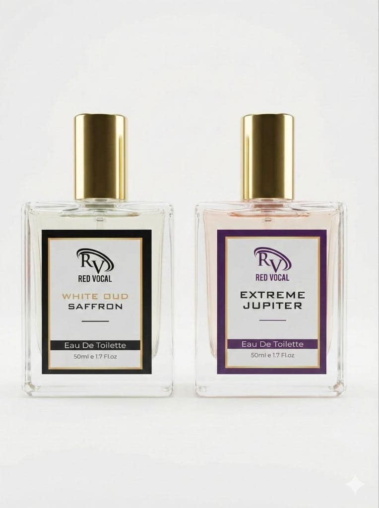 Red Vocal White Oud Saffron (Unisex) & Extreme Jupiter (Women) Premium Perfume Set – 2×50ml | Long-Lasting Luxury Fragrance view 6