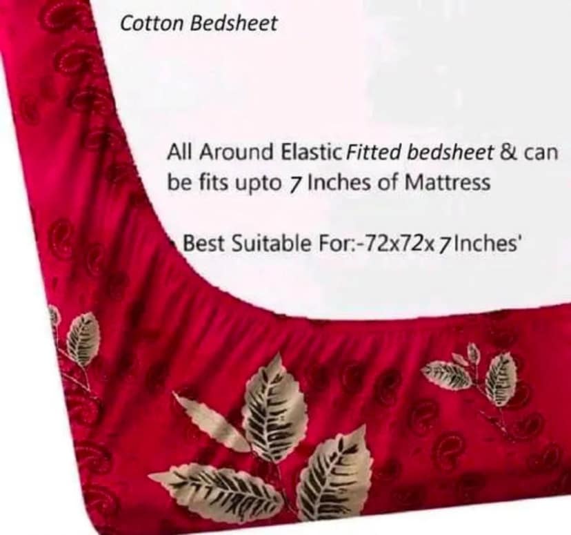Homdazal Microfibre Abstract Queen Size Multi Color - Multi, Size - Queen view 2
