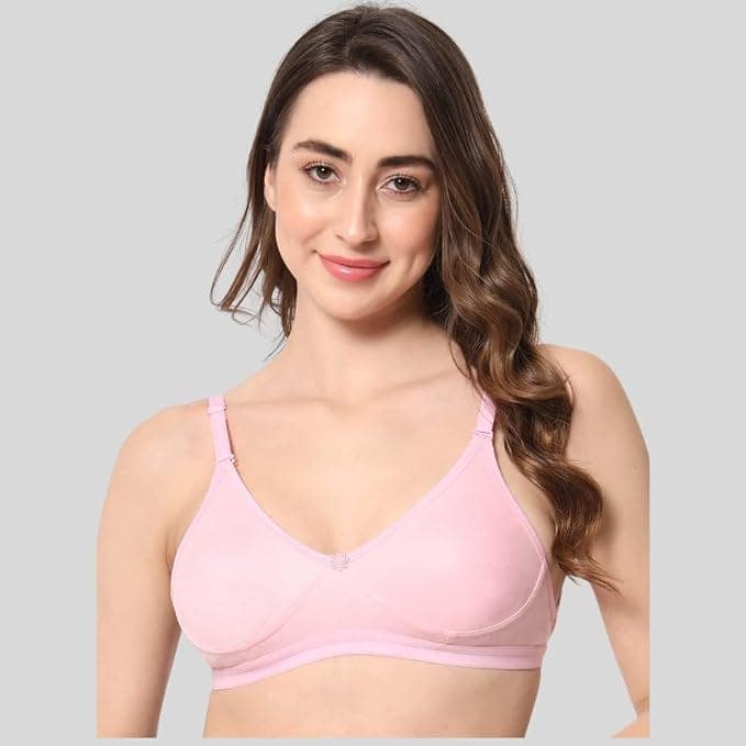 Be-Wild Full Coverage Non Padded Backless Transparent Strap Bra for Women and Girls/Ladies/Black/Cotton/Casual/t-Shirts/Everyday/Regular/Bras (Pack of - 3 Bras) view 3