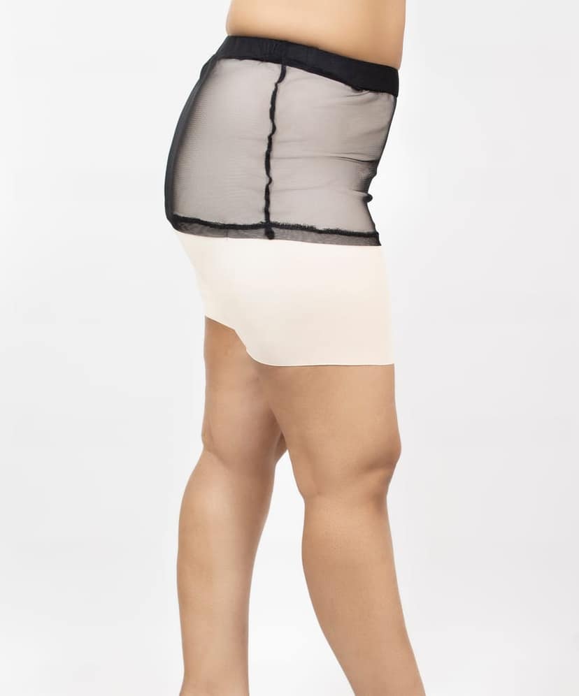 Mini Mesh Tube Skirt Sheer Material Perfect for Beach or Date Night view 3