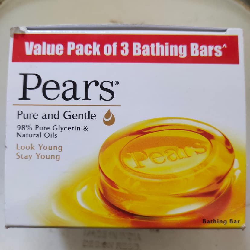 Pears Bathing Soap Pure & Gentle 3 x 125g