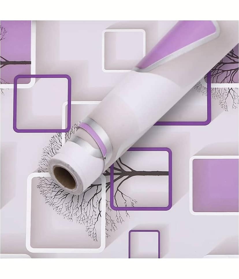 sekhmet Solid 3D Wallpaper ( 45 x 500 ) cm ( Pack of 1 )