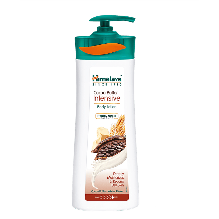 Himalaya Intensive Body Lotion - Repairs Dry Skin, Cocoa Butter & Wheat Germ, Hydra-Nutri Balance, 400 Ml view 2
