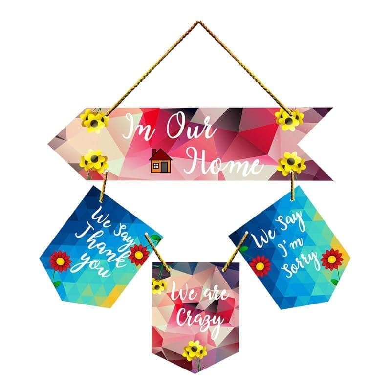 Wall Hangings for Home Decoration Items for Living Room Decor Welcome Home Wall Hanging for Home Office Decoration Handmade Craft Decorative Wall Art (WH2804)