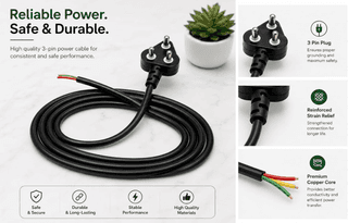 3 RCA to 3 RCA male audio video cable, commonly used for connecting devices like set-top boxes, DVD players, and TVs.