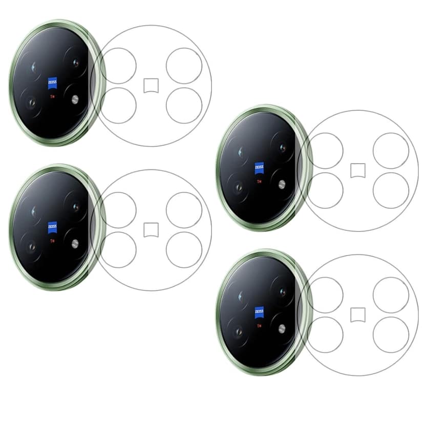ISAAK Back Camera Lens Protector compatible for Vivo X Fold 5G (Pack of 4)