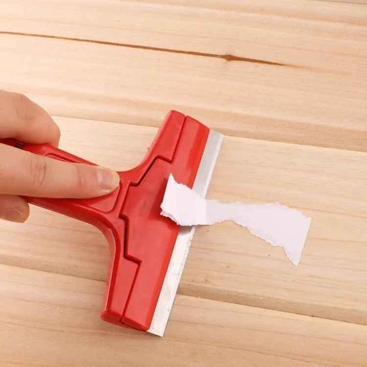 Professional Glass & Tile Scraper with 10 Extra Blades – Heavy-Duty Razor Cleaning Tool for Removing Gum, Sticker, Paint, Dirt & Debris from Windows, Mirrors, Tiles and Stoves view 2