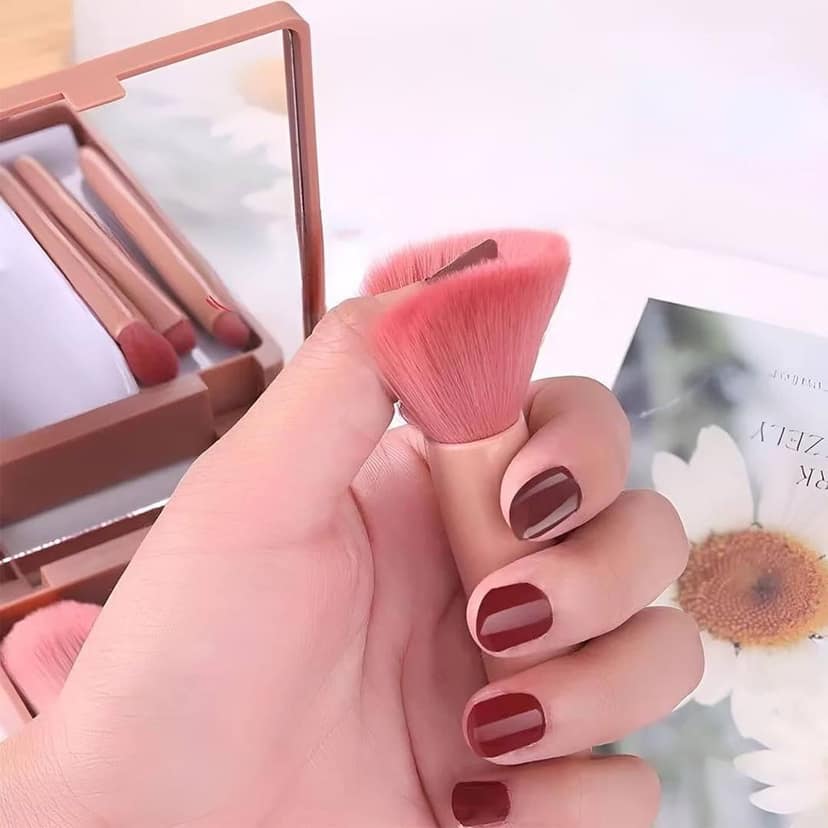 MAKEUP BRUSH 5PCS SET WITH MIRROR view 7