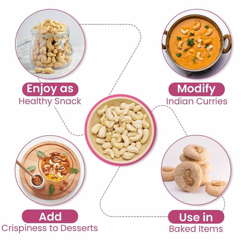 Nutraj Classic W320 Cashew Nuts Kaju 1 Kg view 6