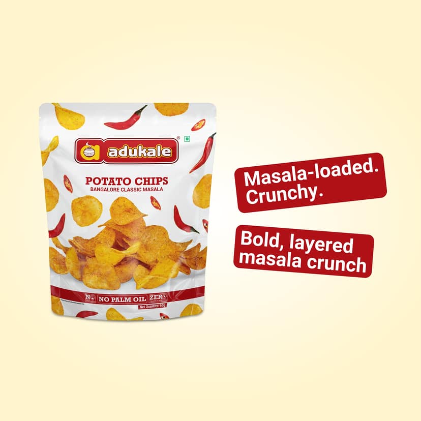 Potato chips (bangalore classic masala) 60gm