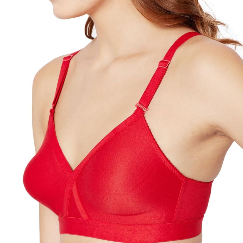 Bodycare 100% Cotton Non Padded Non wired Seamless Bra-Pack of 3 view 5