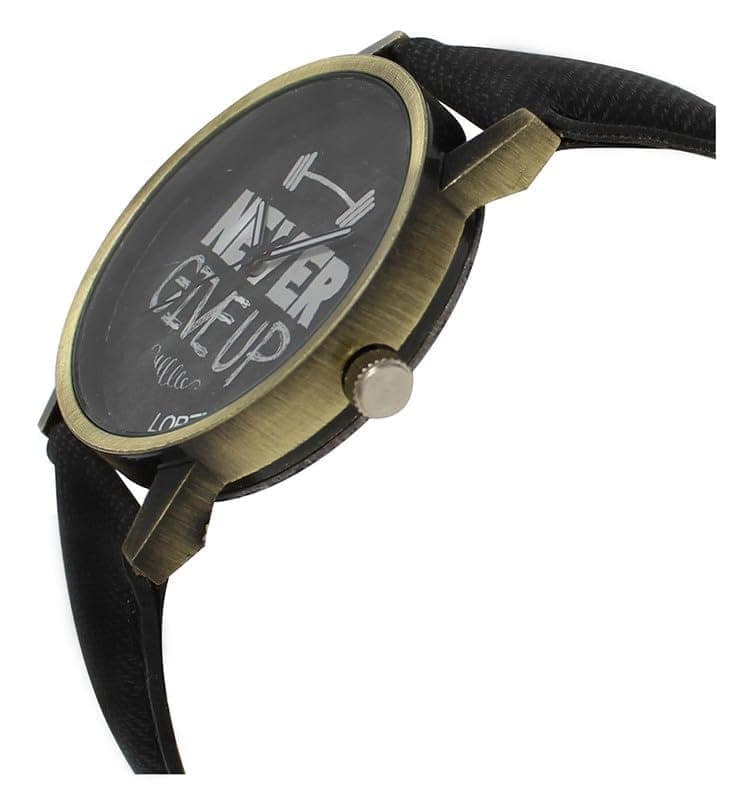 LOREM Never GiveUp Analog Watch for Men view 4