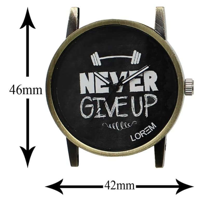 LOREM Never GiveUp Analog Watch for Men view 5
