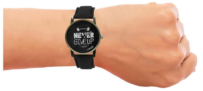 LOREM Never GiveUp Analog Watch for Men view 6