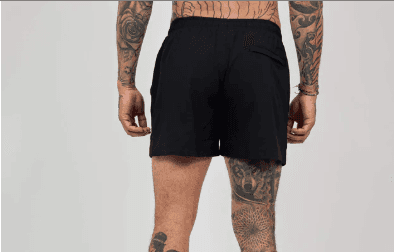 Men's Black Athletic Shorts | Quick-Dry, Gym, Running, Swim & Casual view 3