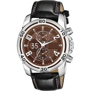 HRV Men's Round Dial Silver Strap Analog Watch