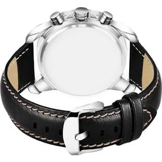 HRV Men's Round Dial Silver Strap Analog Watch view 2
