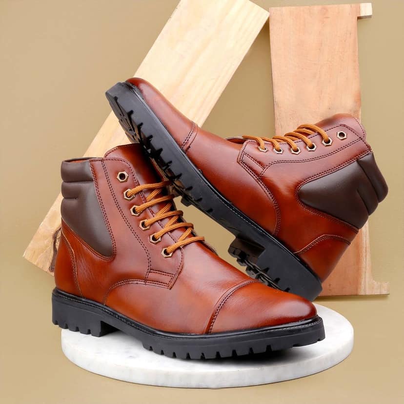 New Stylish Men's Trendiest High-End Fashion Boots view 2