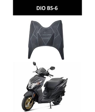 Autoxygen Anti skid Scooter/Scooty Foot Mat Rubber Floor Mat Accessories for Honda Dio BS-6
