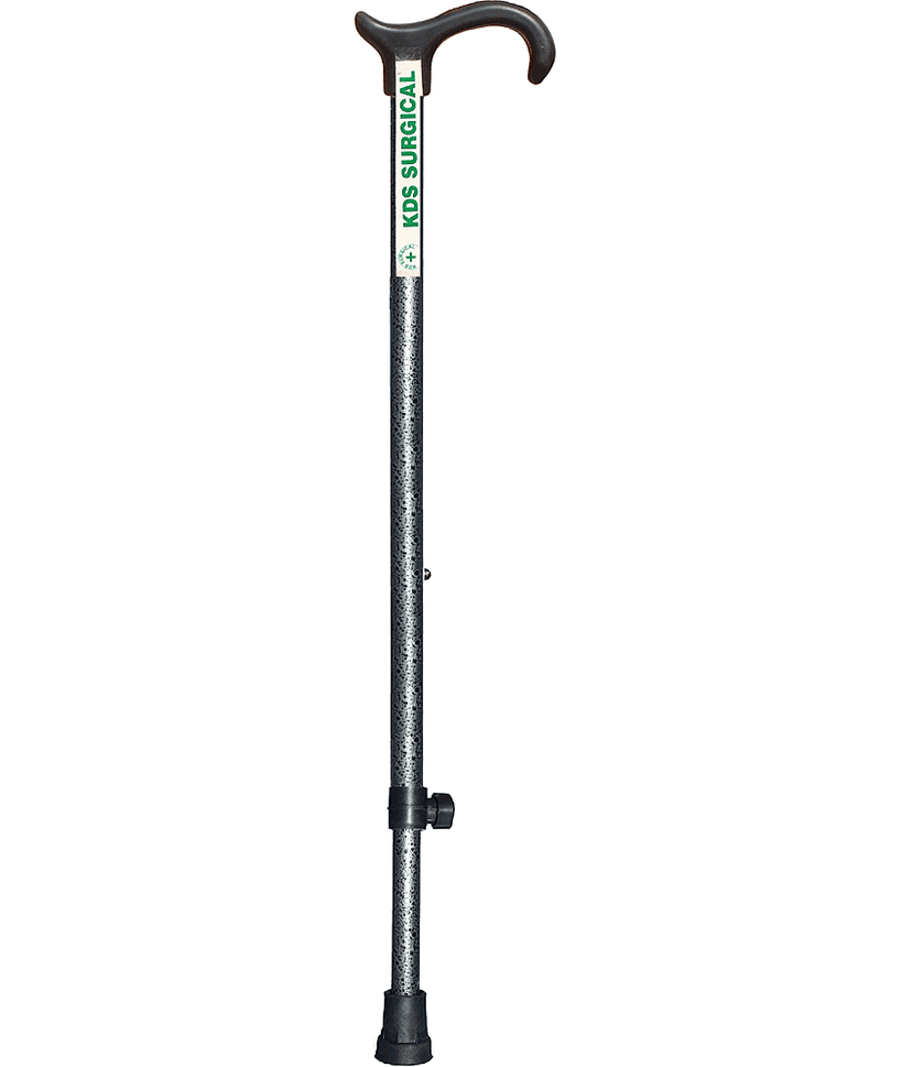 KDS SURGICAL 1 Leg Antique Silver Height Adjustable Walking Sticks view 2