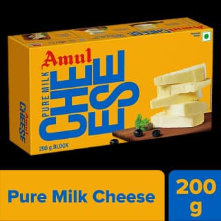 Amul Processed Cheese Block, 200 G Carton
