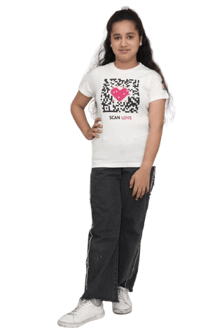 KUCHU Unisex Tshirt | Made of Super Combed Cotton-Modal Natural Fiber Better Than 100% Cotton| Soft & Breathable Fabric| Unique Digitally Printed Design |Vibrant Colour | Scan Love