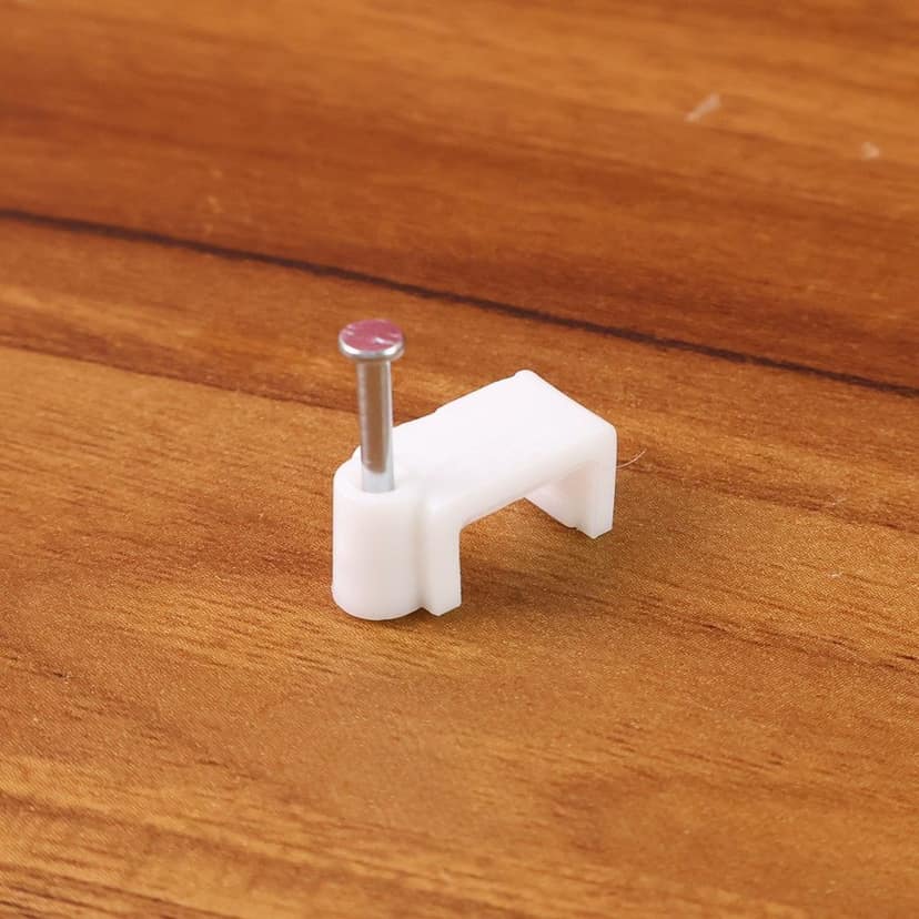8mm Nail Cable Clips Set (50 Pc) view 5