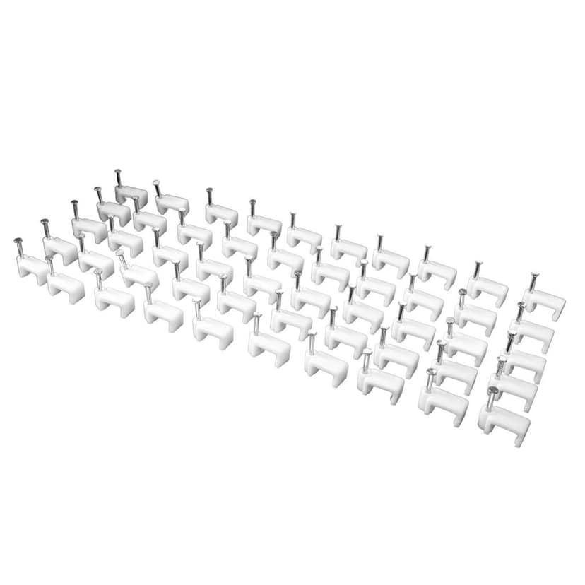 8mm Nail Cable Clips Set (50 Pc) view 6