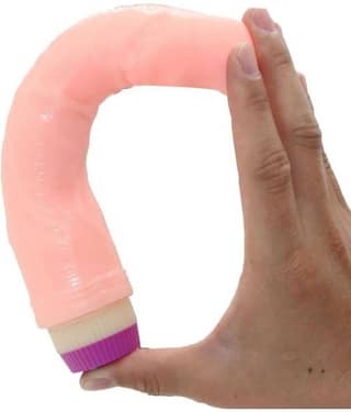 Adam - 9" Long XL Realistic Life Like Thick Strong Vibrating IPX7 Waterproof Dildo Vibrator For Women Men - Pink