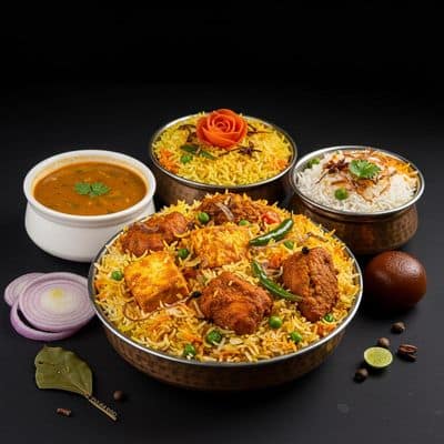 10 Biryanis (Veg Combo)