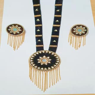 Copper and Brass and Steel and Black Metal and Wood and Paper and Fabric and Stones and Others Chains & Necklaces