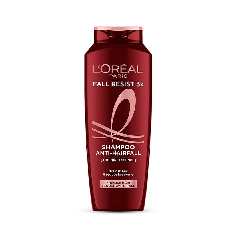 Loreal Paris Fall Resist 3X Anti-Dandruff Anti-Hair Fall Shampoo, 2-in-1 Care Scalp + Hair, 360 ml