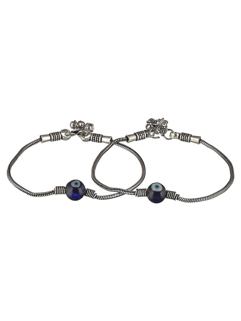 Set Of 2 Evil Eye German Silver Anklet Anklet view 3