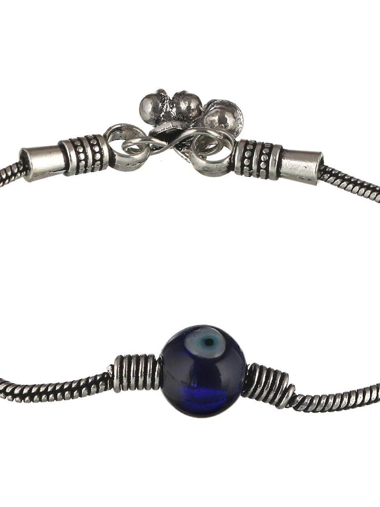 Set Of 2 Evil Eye German Silver Anklet Anklet view 4