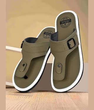 Altek 14345 Olive Men's Thong Flip Flop