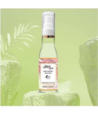 Mirah Belle Organic and Natural - Anti Acne Face Toner - Neem and Haritaki Astringent 100 mL