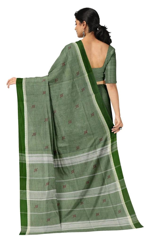 APCO Handloom (A Andhra Pradesh Govt Emporium)- Women's Traditional Pure Handloom Rajahmundry/Angara Cotton Saree | ACS0015 view 3