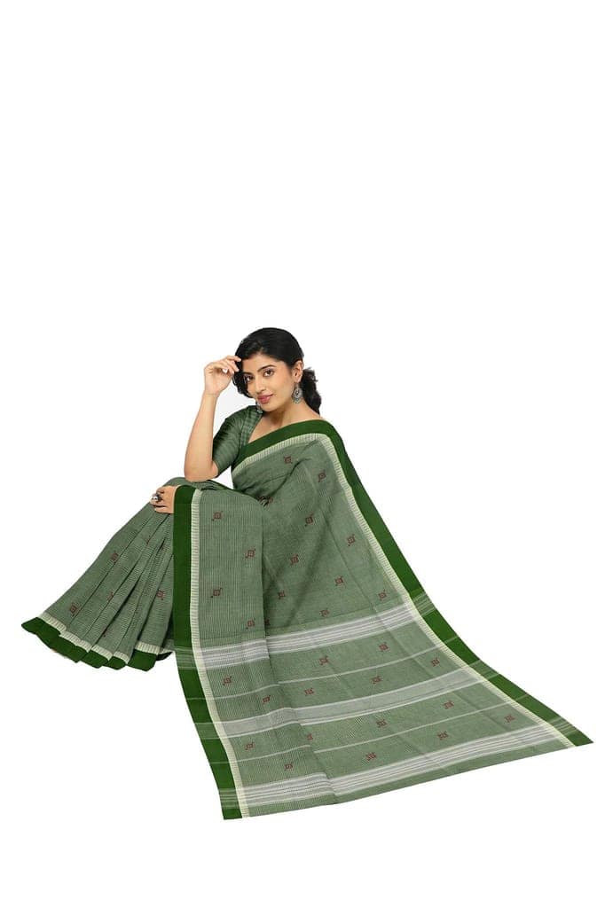 APCO Handloom (A Andhra Pradesh Govt Emporium)- Women's Traditional Pure Handloom Rajahmundry/Angara Cotton Saree | ACS0015 view 4