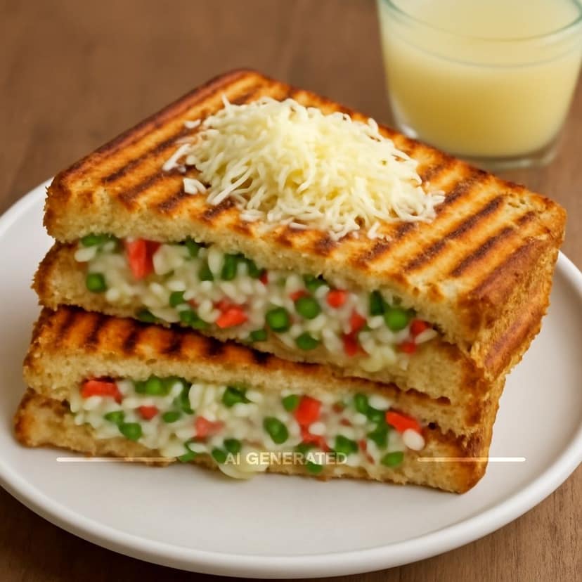 Veg Grilled Cheese Sandwich