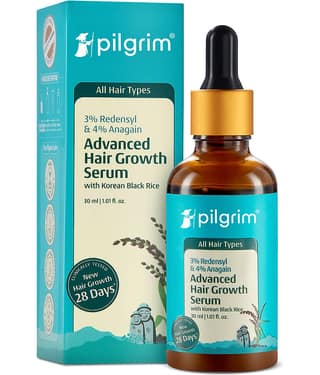 Pilgrim 3% Redensyl & 4% Anagain Advanced Hair Growth Serum 30ml (Pack of 1)