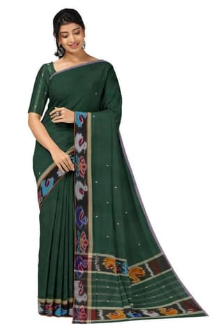 APCO Handloom (A Andhra Pradesh Govt Emporium)- Women's Traditional Pure Handloom Dulla Cotton Saree | DL0096