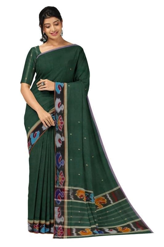 APCO Handloom (A Andhra Pradesh Govt Emporium)- Women's Traditional Pure Handloom Dulla Cotton Saree | DL0096