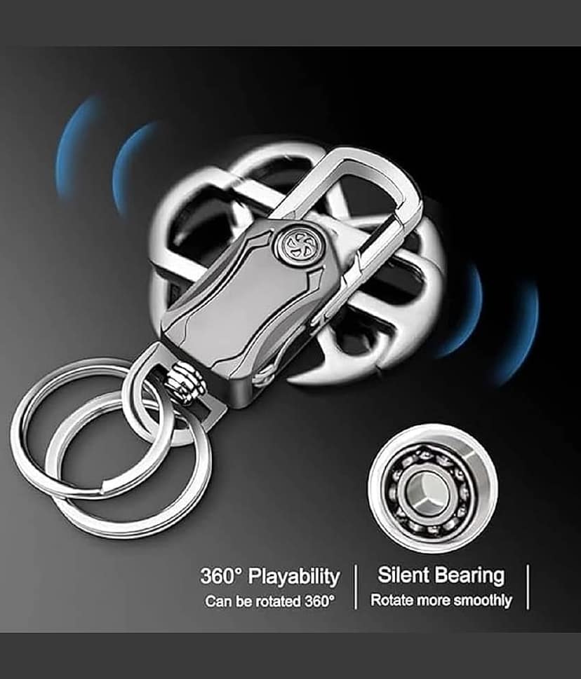 RAMDEV ENTERPRISE Silver Metal Keychain - Pack of 1 view 2
