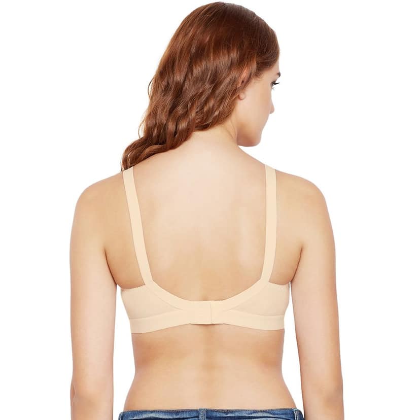Bodycare 100% Cotton Non Padded Non wired Regular Bra-Pack of 3 view 4