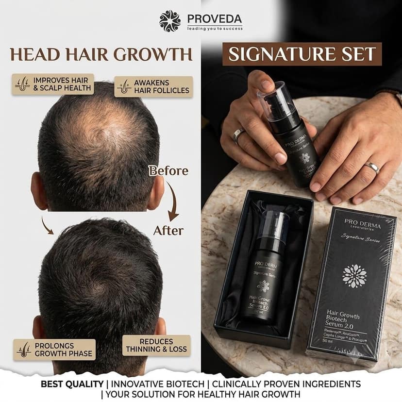 Pro Derma Biotech Hair Regrowth Serum 2.0 | Clinically Proven Formula view 2